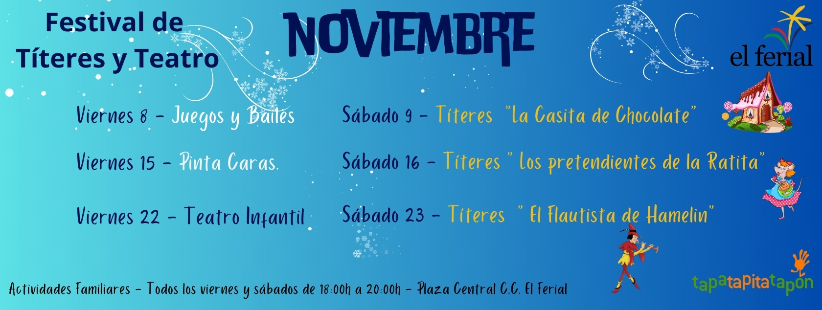 Actividades familiares noviembre 2024